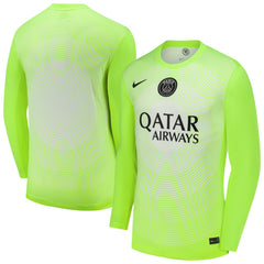 Paris Saint-Germain 2025/26 Third Goalkeeper Replica Long Sleeve Jersey Neon Green - Nike