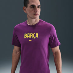 Barcelona 2025/26 Wordmark T-Shirt Purple - Nike