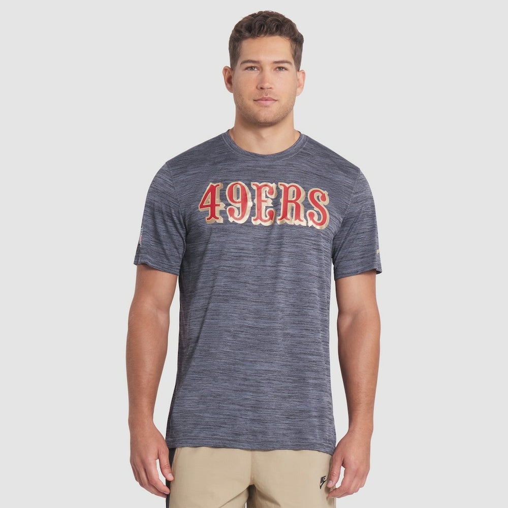 San Francisco 49ers Nike 2025 Rivalries Collection Sideline Velocity Dri-FIT T-Shirt