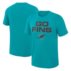 Miami Dolphins Nike 2025 Rivalries Collection Slub Dri-FIT T-Shirt