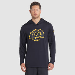 Los Angeles Rams Nike 2025 Rivalries Collection Sideline Dri-FIT Long Sleeve Hoodie T-Shirt