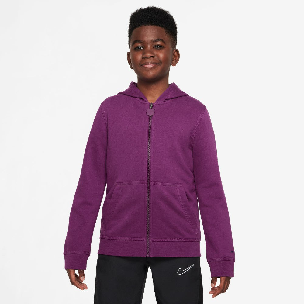 Barcelona Youth 2025/26 Club Full-Zip Hoodie Purple - Nike