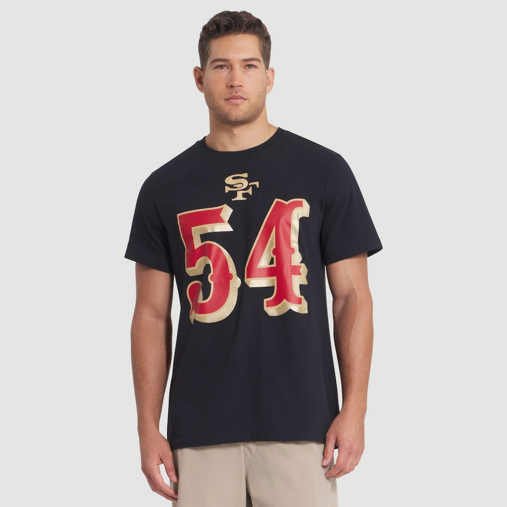 San Francisco 49ers Nike Fred Warner 2025 Rivalries Collection Player Name & Number T-Shirt