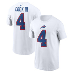 Buffalo Bills Nike James Cook III Player Name & Number T-Shirt