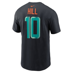 Miami Dolphins Nike Tyreek Hill 2025 Rivalries Collection Player Name & Number T-Shirt