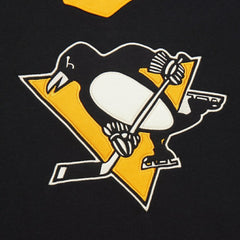 Pittsburgh Penguins Mitchell & Ness Women's Heritage Lace-Up Pullover Sweatshirt Sale