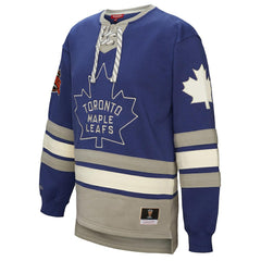 Toronto Maple Leafs Mitchell & Ness Women's Heritage Lace-Up Pullover Sweatshirt On Sale