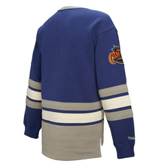 Toronto Maple Leafs Mitchell & Ness Women's Heritage Lace-Up Pullover Sweatshirt On Sale