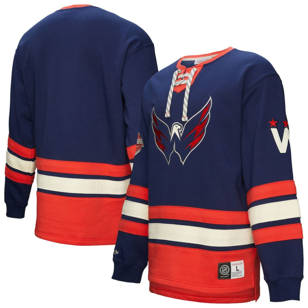 Washington Capitals Heritage Lace-Up Pullover Sweatshirt On Sale