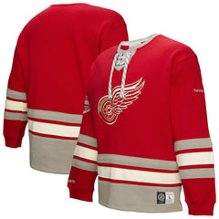 Detroit Red Wings Heritage Lace-Up Pullover Sweatshirt Online