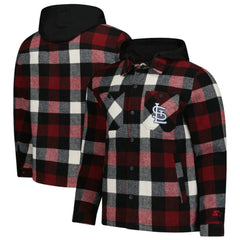 St. Louis Cardinals Starter Sherpa Full-Zip Hoodie Jacket | MLB Outlet