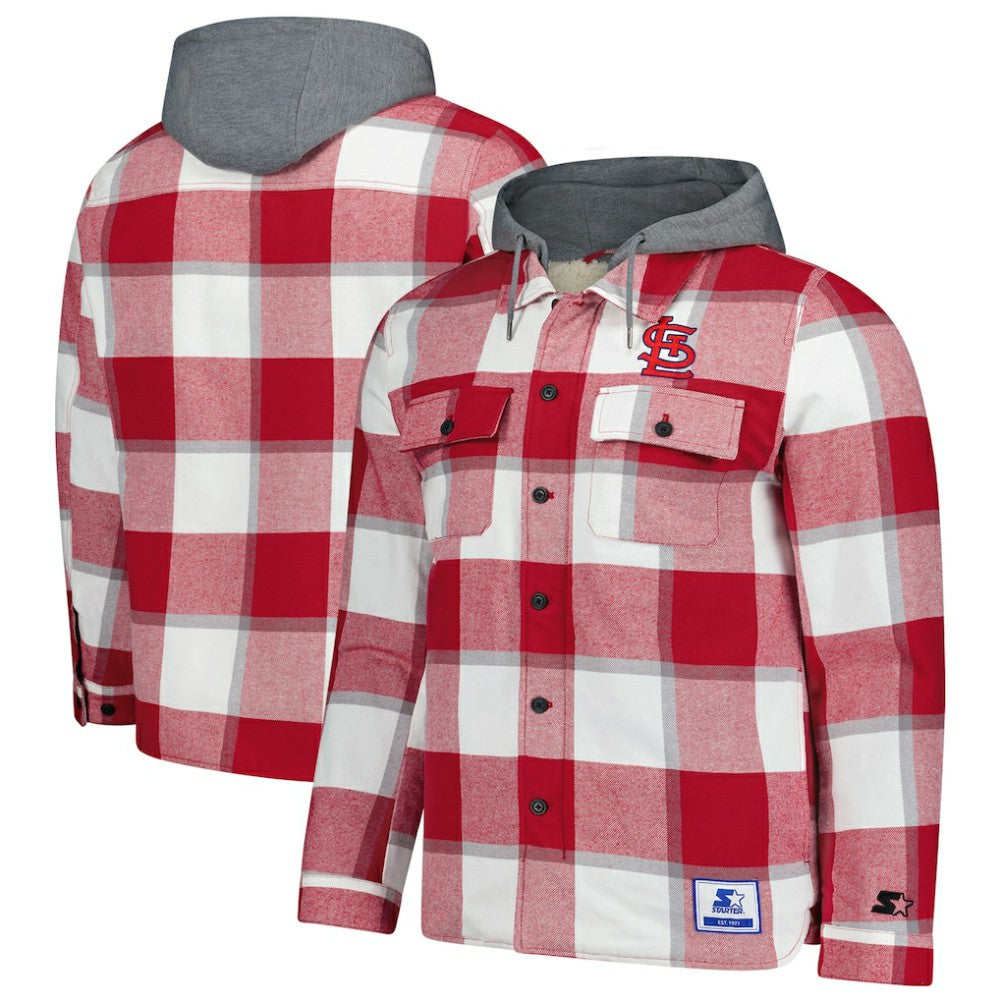 St. Louis Cardinals Starter Sherpa Full-Zip Hoodie Jacket | MLB Near me