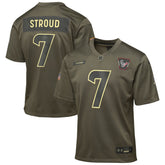Houston Texans Nike C.J. Stroud Youth 2025 Salute to Service Game Jersey