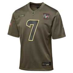 Houston Texans Nike C.J. Stroud Youth 2025 Salute to Service Game Jersey