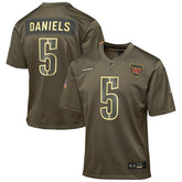 Washington Commanders Nike Jayden Daniels Youth 2025 Salute to Service Game Jersey