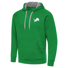 Detroit Lions Antigua St. Patrick's Day Victory Pullover Hoodie