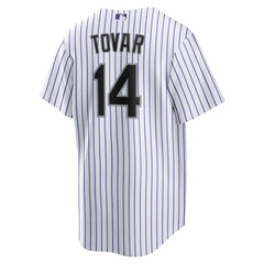 Ezequiel Tovar Colorado Rockies Home Replica Jersey - White