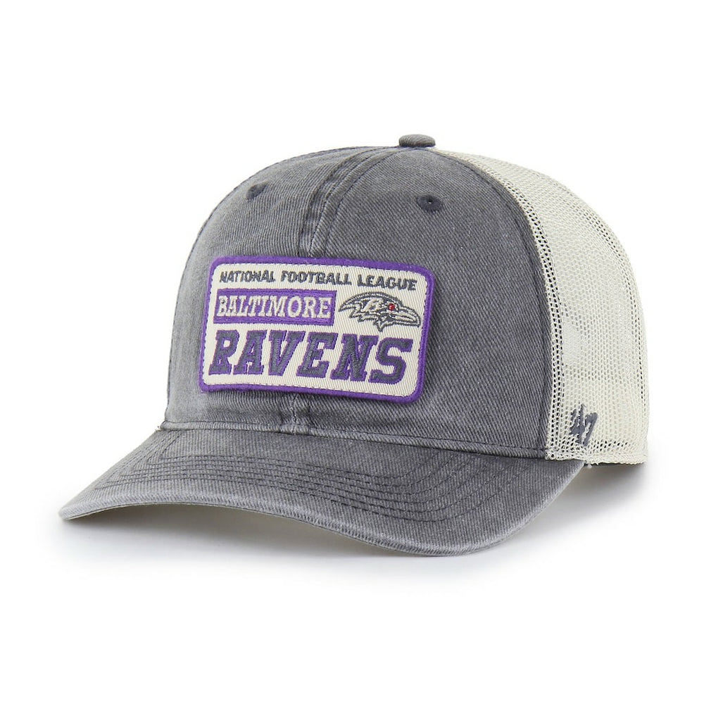 Baltimore Ravens 47 brand '47 Canteen Relaxed Trucker Adjustable Hat