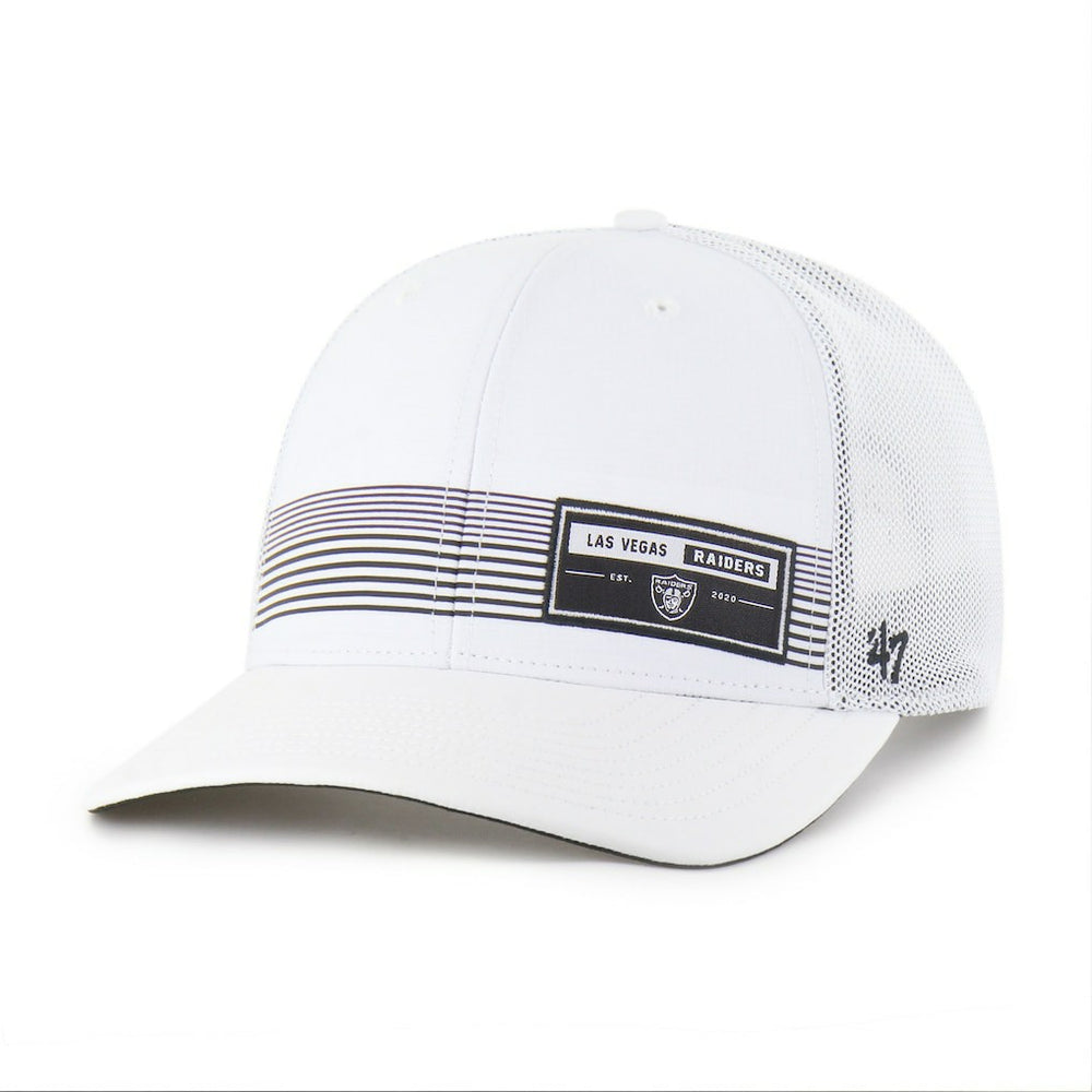 Las Vegas Raiders 47 brand '47 Rangefinder Trucker Adjustable Hat