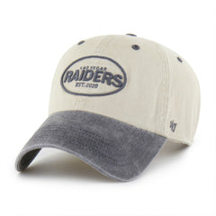 Las Vegas Raiders 47 brand '47 Breaking Trail Clean Up Adjustable Hat