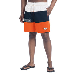 Denver Broncos G-III Sports by Carl Banks Sunrise Volley Swim Shorts