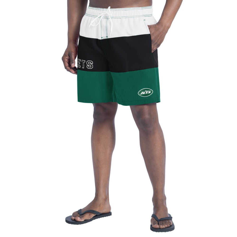 New York Jets G-III Sports by Carl Banks Sunrise Volley Swim Shorts