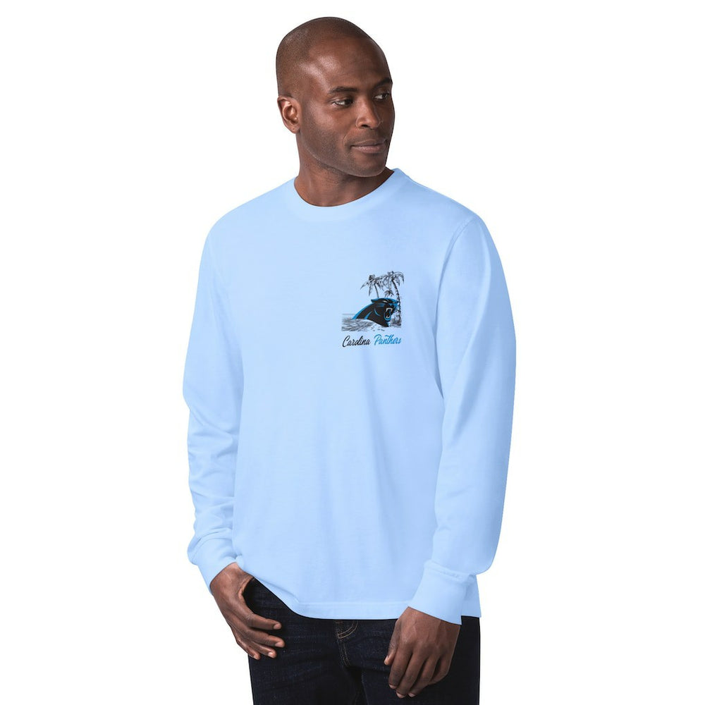 Carolina Panthers Margaritaville It's Five O'Clock Somewhere Long Sleeve T-Shirt