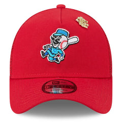 Cincinnati Reds New Era 2025 Big League Chew A-Frame 9FORTY Adjustable Trucker Hat | MLB Shop