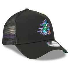 Miami Marlins New Era 2025 Big League Chew A-Frame 9FORTY Adjustable Trucker Hat | MLB Discount