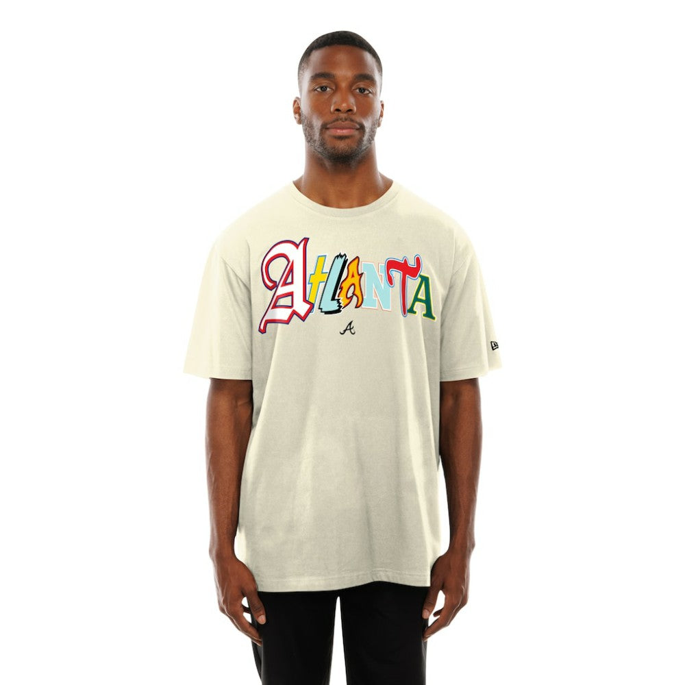 Atlanta Braves New Era Ransom Note Oversized T-Shirt | MLB Near me