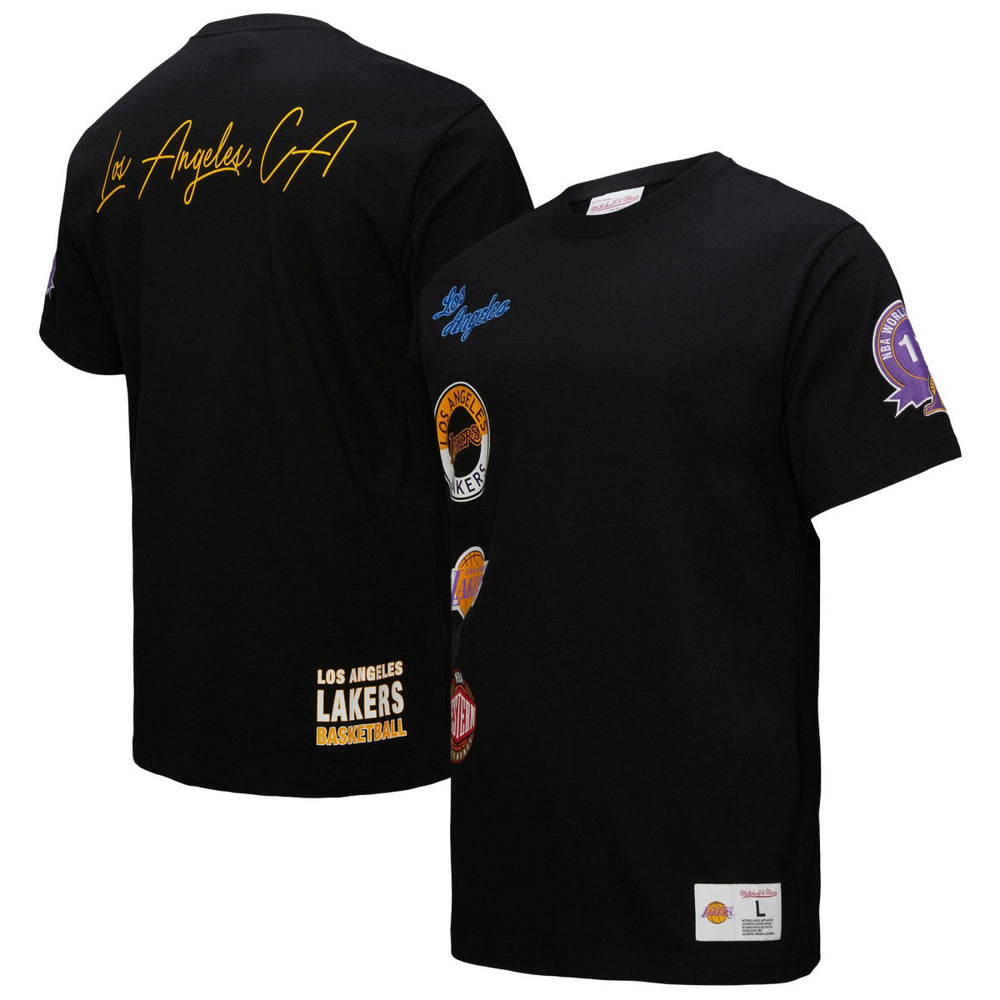 Los Angeles Lakers Black Out Collection Vintage Premium T-Shirt Outlet