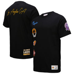 Los Angeles Lakers Black Out Collection Vintage Premium T-Shirt Outlet