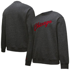 Chicago Bulls Hardwood Classics Blackout Collection Snow Washed Pullover Sweatshirt Discount