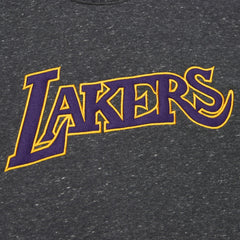 Los Angeles Lakers Black Out Collection Snow Washed Vintage Logo Pullover Sweatshirt Discount
