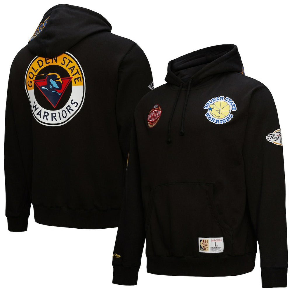 Golden State Warriors Hardwood Classics Blackout Collection Pullover Hoodie sale Online
