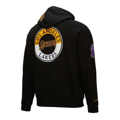 Los Angeles Lakers Hardwood Classics Blackout Collection Pullover Hoodie Discount