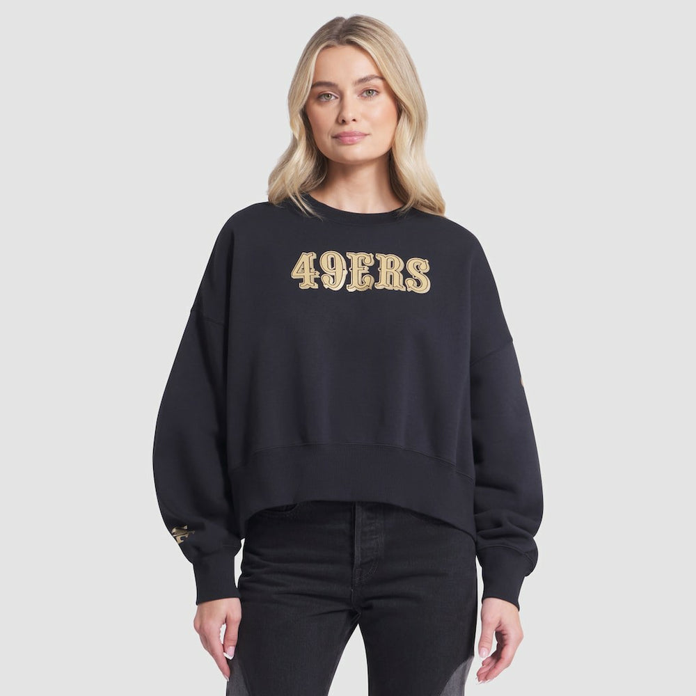 San Francisco 49ers Nike Women's 2025 Rivalries Collection Oversized Phoenix Fleece Sweatshirt