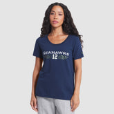 Seattle Seahawks Nike Women's 2025 Rivalries Collection Slub Dri-FIT T-Shirt