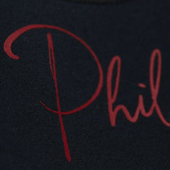 Philadelphia Phillies Mitchell & Ness Women's Cooperstown Collection Blocked Fleece Pullover Sweatshirt- Burgundy/Black | MLB For sale