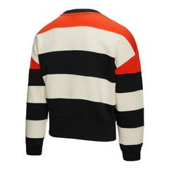 Houston Astros Mitchell & Ness Women's Cooperstown Collection Blocked Fleece Pullover Sweatshirt- Orange/Black | MLB US