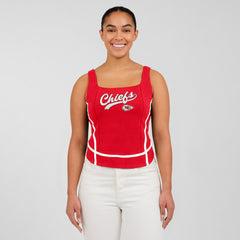 Kansas City Chiefs WEAR by Erin Andrews Women's Square Neck Tank Top