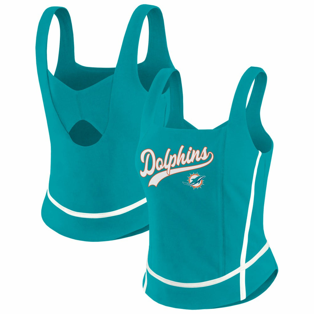 Miami Dolphins WEAR by Erin Andrews Women's Square Neck Tank Top
