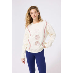 Chicago Cubs Terez Women's Baseball Stitch Pullover Sweatshirt | MLB Discount