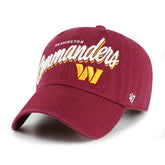 Washington Commanders 47 brand '47 Women's Ariana Clean Up Adjustable Hat