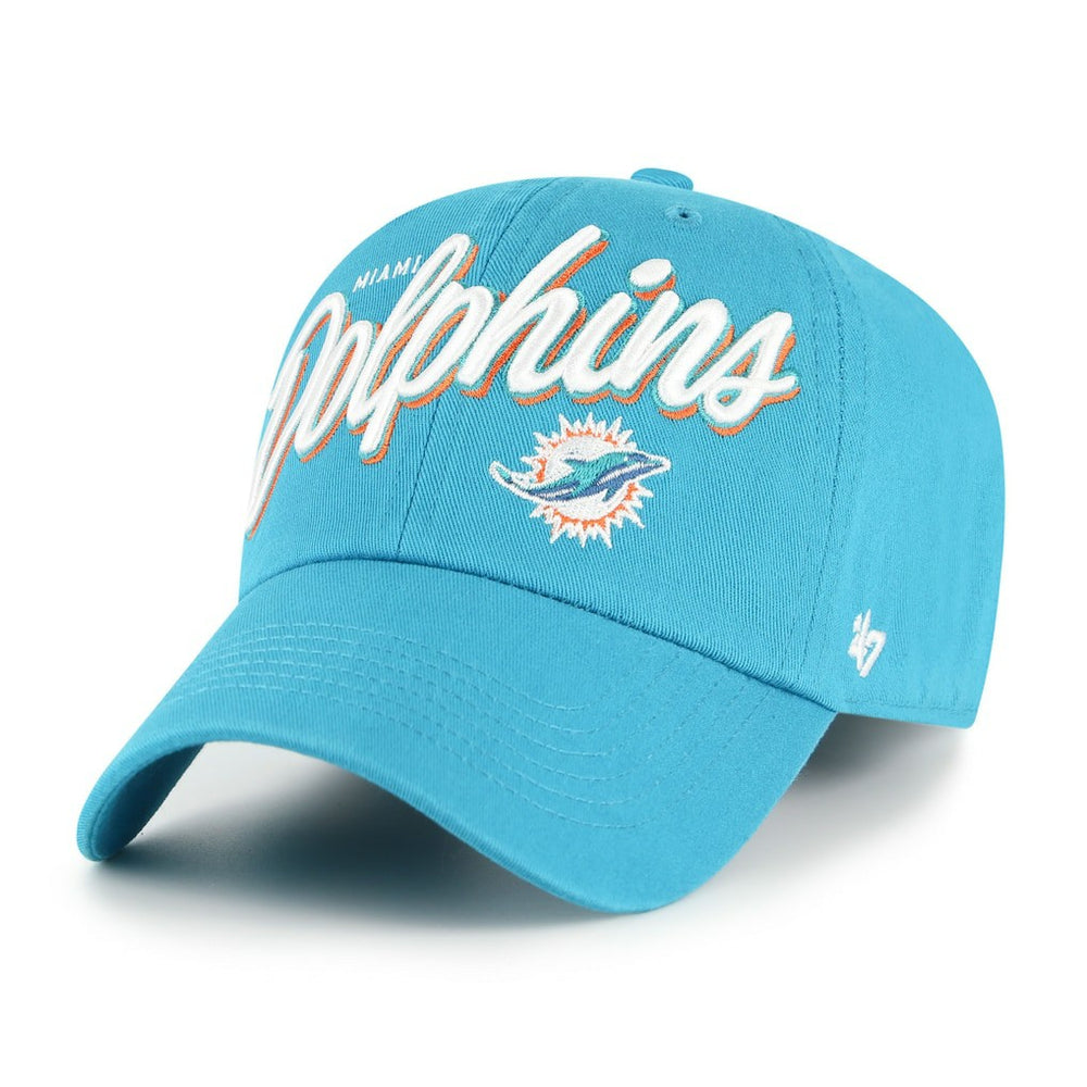 Miami Dolphins 47 brand '47 Women's Ariana Clean Up Adjustable Hat
