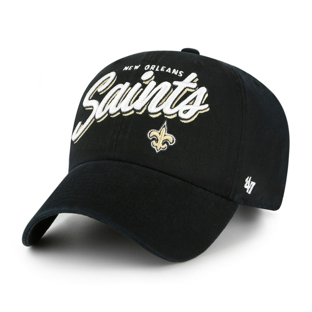 New Orleans Saints 47 brand '47 Women's Ariana Clean Up Adjustable Hat
