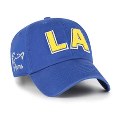 Los Angeles Rams 47 brand '47 Women's Zoey Clean Up Adjustable Hat