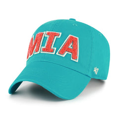 Miami Dolphins 47 brand '47 Women's Zoey Clean Up Adjustable Hat