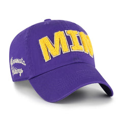 Minnesota Vikings 47 brand '47 Women's Zoey Clean Up Adjustable Hat