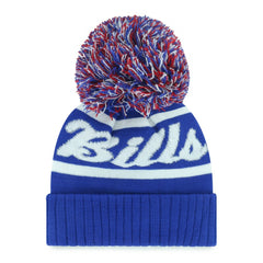 Buffalo Bills 47 brand '47 Women's Spirited Cuffed Knit Hat with Pom
